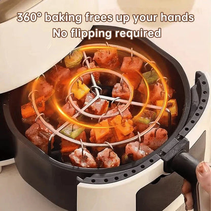 🔥 Air Fryer spettställ | 360° jämn tillagning, krispig och saftig! 🍢