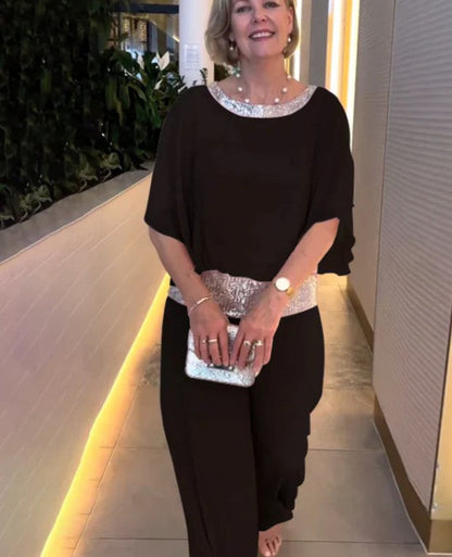 💕 2025 Vår / sommar nya kvinnors eleganta tvådelade uppsättning