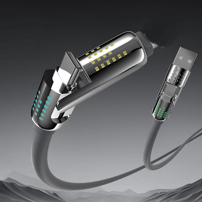 ⚡ 4-i-1 snabbladdningskabel 3A supersnabb laddning📱💻🔌