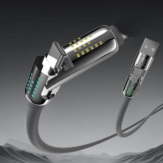 ⚡ 4-i-1 snabbladdningskabel 3A supersnabb laddning📱💻🔌