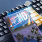 Retro bärbar 3D-videospelskonsol