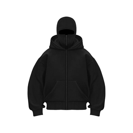 🔥50% rabatt👁️‍🗨️Ninja-hoodie med dragkedja för män och kvinno