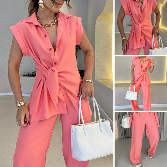 Elegant midjatopp & Casual Byxset