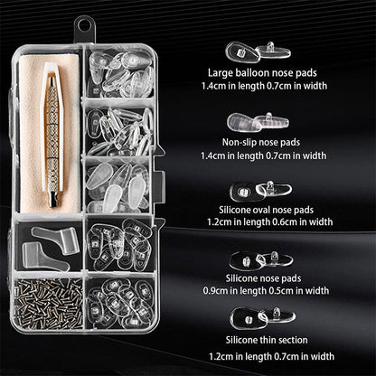 ⏳ Tidsbegränsat specialerbjudande⏰ Reparationssats för nässkydd i glasögon