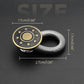 Spring-Loaded Metal Waist Extender Button for Jeans