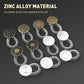 Spring-Loaded Metal Waist Extender Button for Jeans