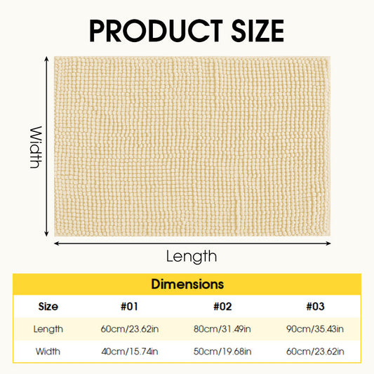 Bathroom Absorbent Anti-Slip Floor Mats