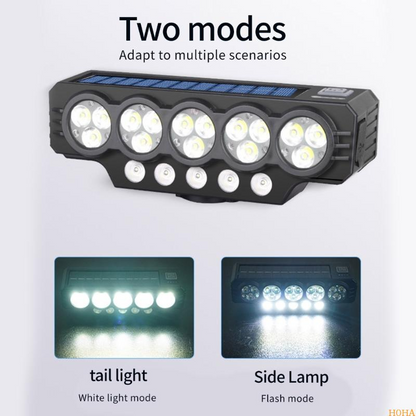 🔥50 % rabatt🔥Solcells- och USB-laddningsbar cykellampa