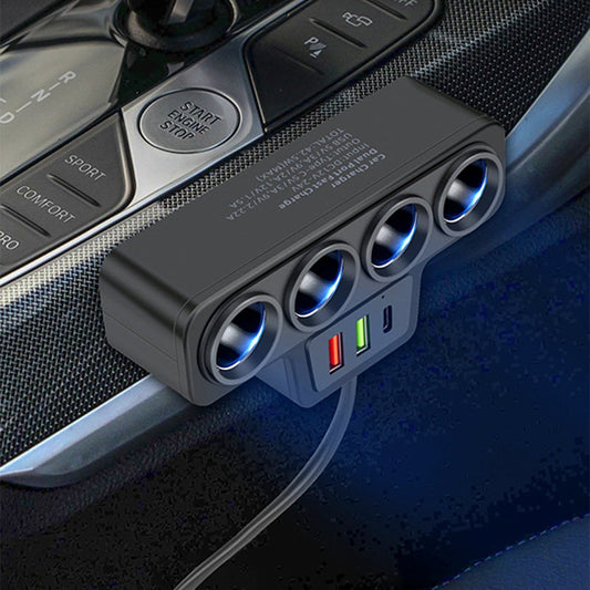 ⏰ Endast nu 50% rabatt!🔥Heta erbjudanden – 7-i-1 cigarettändaradapter – 120 W effekt!⚡