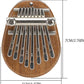 8 Tangenter Kalimba Tumme Piano