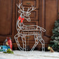🎅（3 stycken, 49% rabatt på julkampanj, fri frakt）🎅White Glitter Reindeer Christmas Light