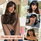 🔥50% RABATT🔥3D Airy Bangs Wiglet Hair Piece Hair Toppers